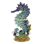 Sea Horse Trinket Box / Seahorse Decorative Keepsake Ornament