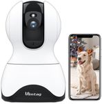 VIMTAG Pet Camera, 2.5K HD Pet Cam, 360° Pan/Tilt View Angel with Two Way Audio, Dog Camera with Phone APP, Motion Tracking Alarm,Night Vision,24/7 Recording with Cloud/Local SD, Smart Home Indoor Cam