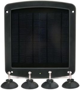 Battery Tender 5 Watt Solar Panel 12V Battery Charger with Charge Controller - IP67 Weatherproof - Windshield Mountable for Motorcycles, Cars, SUVs and Campers - 021-1171