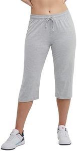 Champion Women's Jersey Capri, Oxford Grey, Small