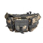 F Gear Trail Marpat ACV Camo Waist Pouch | Compact & Lightweight | 1 Compartment & 3 Pockets | Water-Resistant & Durable | Multipurpose Travel, Trekking & Cycling Waist Bag | Stylish Fanny Pack