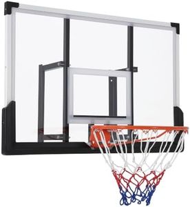 Garvee Basketball Hoop Indoor/Outdoor, 44 Inchs PC Backboard Wall Mounted