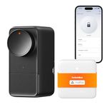 SwitchBot WiFi Smart Lock Pro, Keyless Entry Door Lock, Smart Door Lock, Fits Your Existing Euro Profile Cylinder, Supports Matter, Alexa, Google, IFTTT