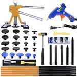 Gliston Paintless Dent Repair Dent Remover Kit - Adjustable Golden Dent Lifter Puller for Large & Ding Hail Dent Removal