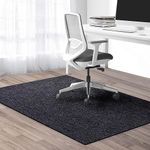 BKTAPP 55"x36" Office Chair Mat for Hardwood Floor Office Floor Protector with Low Pile Anti-Noise for Home Office Mat Non-Slip Office Rugs for Rolling Chairs