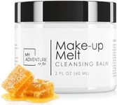 My Adventure to Fit Make up Cleansing Balm - Makeup Remover Melting Balm & Moisturizer Face Cream - Made in The USA Hydrating Facial Cleanser & Makeup Products for Women (2fl oz)