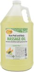 SPA REDI - Massage Oil, Cucumber and Melon, 128 Oz - Professional Full Body Massage Therapy, Made with Almond Oil, Cotton Seed Oil, Sunflower Oil, Avocado Oil, Essential Oils and Vitamin E