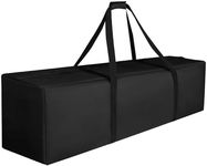 COOLBEBE 47" Sports Duffle Bag - Extra Large Travel Duffel Luggage Bag with Upgrade Zipper, Durable & Water Resistant, Black