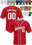 Personalized Baseball Jerseys - Custom Baseball Team Sport Uniforms for Men, Women, Girls, Boys - Customize Your Own Jersey