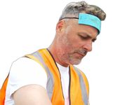 Occunomix SBR100 Traditional Absorbent Cellulose Sweatband, Blue (Pack of 100)