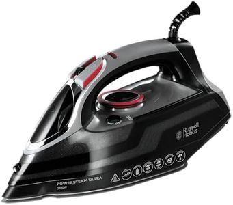 Russell Hobbs Dampfbügeleisen [3100W, 210 g Extra-Dampfstoß] Bügeleisen Power (350ml Wassertank, Keramik Bügelsohle, Selbstreinigungs- & Sprühwasserfunktion, Antikalk & Tropfstopp, 70g/min) 20630-56