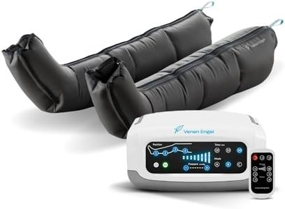 Venen Engel ® 4 premium massage devices with leg cuffs, 4 deactivated air chambers, pressure and time easily adjustable, 3 massage programmes