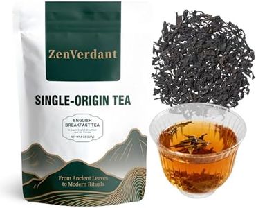 ZenVerdant Wuyi Rock Black Tea, 8 Ounce (Pack of 1) - Natural Antioxidants, Sustained Energy, Smoky Aroma & Rich Mineral Texture | English Breakfast Inspired Blend