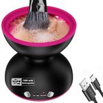 Automatic Makeup Brush Cleaner Machine- Electric Make up Brush Cleaner with Dehydration & 2 Gears Speed, Makeup Brushes Cleaning Washer Machine