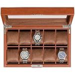 ROTHWELL 10 Slot Leather Watch Box 