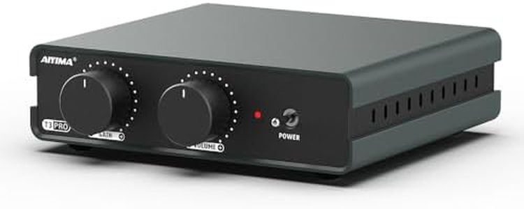AIYIMA T3PRO MM/MC RIAA Preamplificador de Fono para Giradiscos/Tocadiscos de Vinilo/Amplificador de Casa, Preamplificador de Fonógrafo Profesional con Ajuste de Ganancia & Ajuste de Volumen