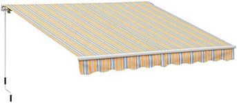Outsunny 10' x 8' Manual Retractabl