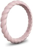 Enso Rings Stackable Braided Silico