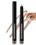 Cream Eyeshadow Stick Eyeliner, Multi-Use Brightener Eyeshadow Pencil Waterproof Long Lasting Eye Shadow Stick, Blonde Matte & Shimmer Finish,Smooth Crease-proof Buildable Eyeshadow with Sharpener-02#