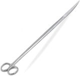 AAProTools Fish Aquarium Cleaner Kelly Scissors Curved 18" Extra Long Handle Sharp/Sharp Stainless Steel Instruments