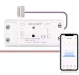 MHCOZY WiFi Momentary Inching Self Locking Wireless Smart Switch Relay Module for Smart Home 5V 5V/12V，Be Applied to Garage Door Opener (5V with Door Sensor,DIY WiFi Garage Door Opener)