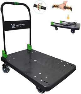 N&S Juvyig - Chariot de transport pliable à une main - 350 kg - Avec freins