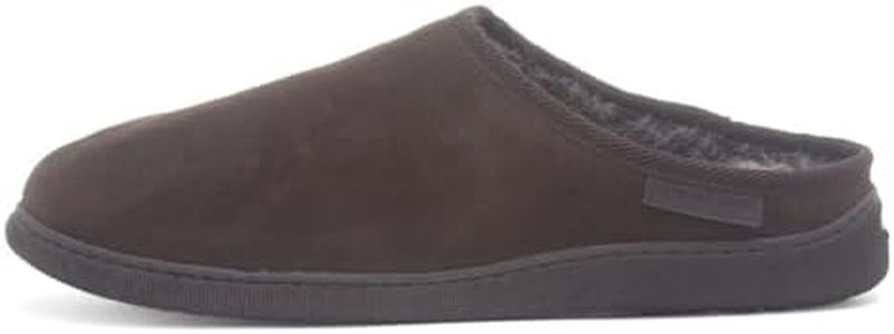 Hush Puppies Mens Ashton Slipper, Brown, 9 UK