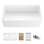 Pure Kitchen Farmhouse Fireclay Workstation Sink (K2-SF33T)