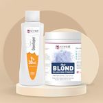 Professional Hair Lightening Kit – Blonder Powder & 9% Developer (30 Volume) | Fast Acting Bleach for Blonde Hair