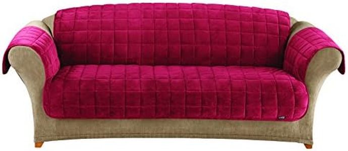 SureFit Deluxe Pet Cover - Sofa Slipcover - Burgundy