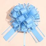 6 Pieces Large Pull Bows,Sky Blue G