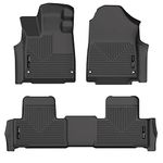 Husky Liners Weatherbeater Series Car Floor Mats | Front 2nd Seat Floor Liners - Black | 95181 | Fits 2022 Acura MDX