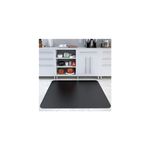 EconoMat Anytime Use Chair Mat for Hard Floor, 45 x 53, Black