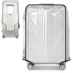 MVQPER Luggage Cover, 30 Inch Suitcase Cover Protectors Waterproof, Luggage Protector Case Covers Dustproof Transparent for Suitcases Travel Luggage for Home Business School Travel or Luggage Storage