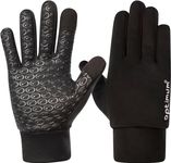 Optimum Aqua Thermal Gloves - Touchscreen Sensitive - Warm Padded, Anti Slip Palm Grip & Lightweight Design - Ideal for Cycling, Running, Driving and other Active Pursuits