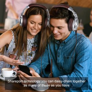 OneOdio Wired Over-Ear Headphones – Brown