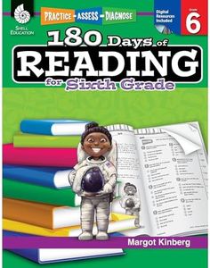 180 Days of Reading for Sixth Grade: Practice, Assess, Diagnose