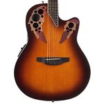 Ovation CE48-1 Celebrity Elite Super Shallow Acoustic-Electric Guitar, Sunburst