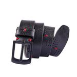 ART-REEL Genuine Leather Belt for Kids, Adjustable Belt, Formal & Casual Wear, Waist 20-24-28-30 Inch 3|5|7|9|11 Yrs (W28-30 Inch, Black)