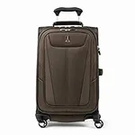 Travelpro Maxlite 5 Softside Expandable Luggage with 4 Spinner Wheels, Lightweight Suitcase, Men and Women, Mocha, Carry-On 21-Inch