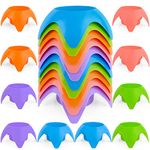 10 Packs Beach Cup Holder-Beach Accessories for Vacation Beach Drink Holder Sand Cup Holder Beach Essentials Must Haves Beach Gear Beach Trip Must Haves for Women Adults Family Friends(Multi-color)