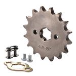 GOOFIT Motorcycle 428-16T 17mm Sprocket Front Replacement for 50cc 70cc 90cc 110cc 125cc 140cc Motorcycle ATV Dirt Bike