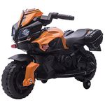 HOMCOM Kids Electric Motorbike 6V Ride on Motorcycle Vehicle w/Lights Horn Sounds for 1.5-4 Years Old Orange