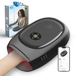 COMFIER Smart Hand Massager Machine,APP Control,Hand Massage with Heat and Compression,Massager for Arthristis,Carpal Tunnel,Hand Wrist Finger Massager,3 Heat Levels&3 Intensities,Gifts for Women,Men