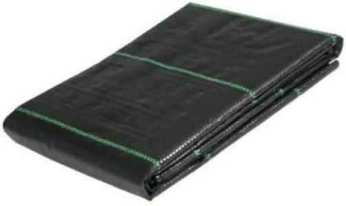 Yuzet 2m x 10m Black 100gsm Heavy Duty Weed Control Fabric, Ground cover Membrane, UV stabilised Weed Barrier Fabric. Under Patios, Garden, Flower beds, Landscaping - weed suppressant membrane
