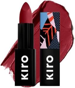 Kiro Lush Moist Matte Lipstick Red Beet (Soft Burgundy), 4.2 gm, Smudgeproof, Long lasting, Matte Lip stick, Vegan, No Paraben, Jojoba Oil, Cocoa Butter, Non Toxic Lipstick for Intense Pigmentation