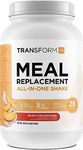 TransformHQ Meal Replacement Shake Powder 28 Servings (Peach Milkshake) - Gluten Free, Non-GMO