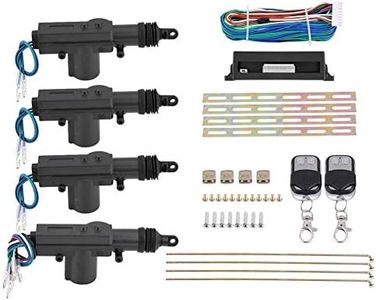 Système de verrouillage centralisé pour voiture, complet pour verrouillage centralisé 4 portes (1 boîte de contrôle, 2 télécommandes, 4 actionneurs de verrouillage de porte, 1 fil, 1 set accessoire)