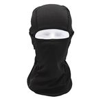 ONcall Winter Warm Breathable Balaclava Mask for Men Women Full Face Cover Ski Snowboard Cycling Motorcycle Outdoor Men Mask, Black, Medium