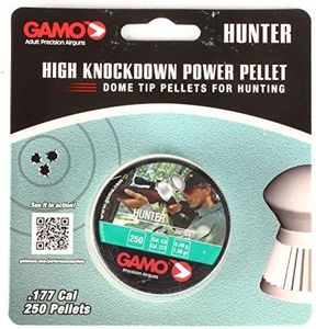 Gamo Hunter 6320824BL54 Round Nose Pellets 0.177cal w/250 C